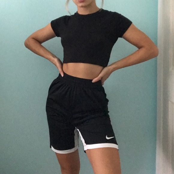 nike high waisted shorts
